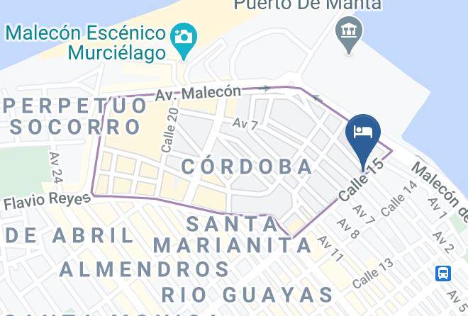Manta - Hotel Perla Spondylus Maps