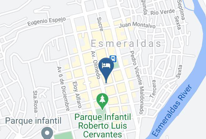 Esmeraldas - Hotel Perla Verde Maps