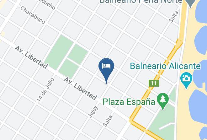General Pueyrredon Partido - Hotel Perlamar Maps