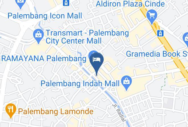 Palembang - Hotel Permai Maps