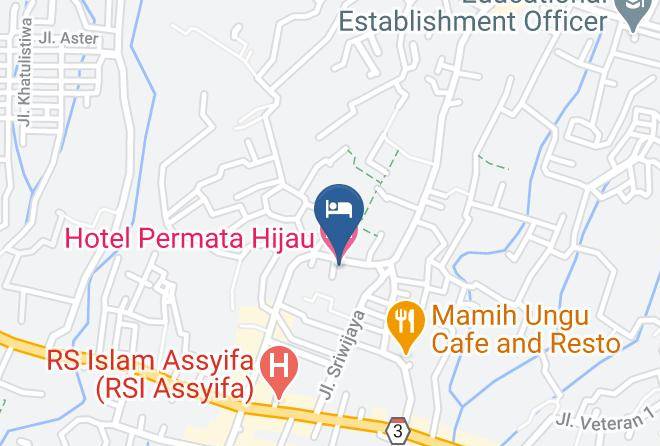 Kota Sukabumi - Hotel Permata Hijau Maps