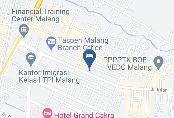 Malang Regency - Hotel Permata Intan Maps