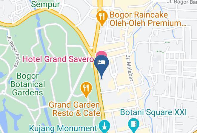 Kota Bogor - Hotel Permata Maps