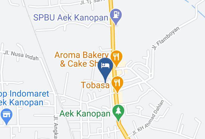 Labuhan Batu Regency - Hotel Permata Warna Maps
