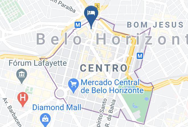 Belo Horizonte - Hotel Perola Negra Maps