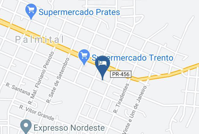 Palmital - Hotel Perola Palmital Pr Maps