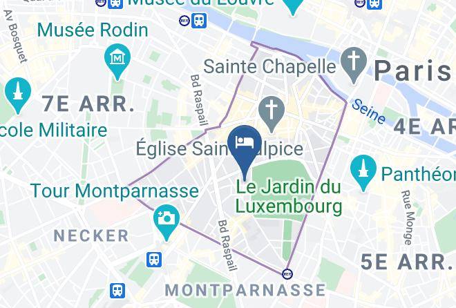 Hotel Perreyve Map - Ile De France - Paris