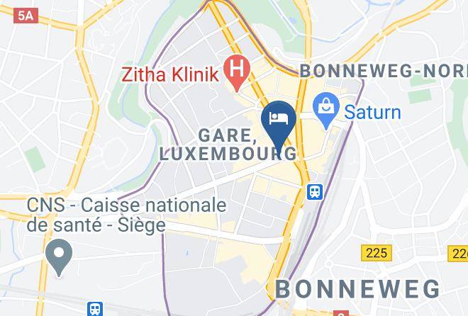 Luxembourg Gare - Hotel Perrin Maps