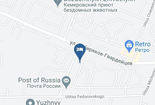 Kemerovo - Hotel Persona Maps