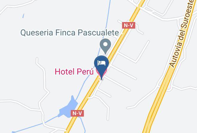 Caceres - Hotel Peru Maps