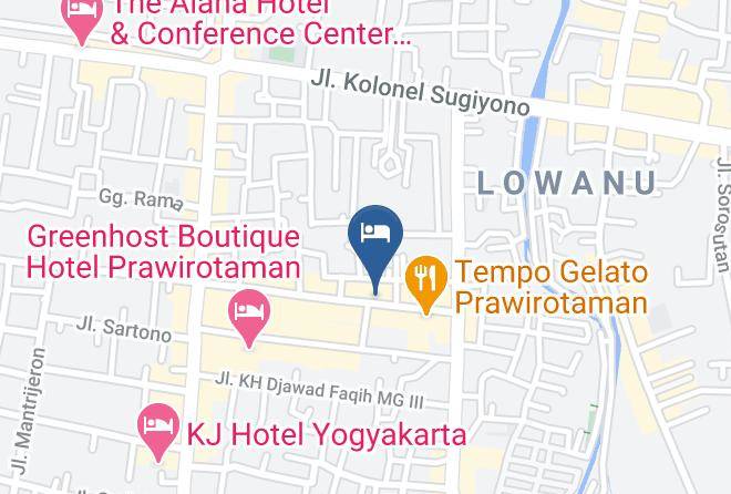 Kota Yogyakarta - Hotel Perwita Sari Maps