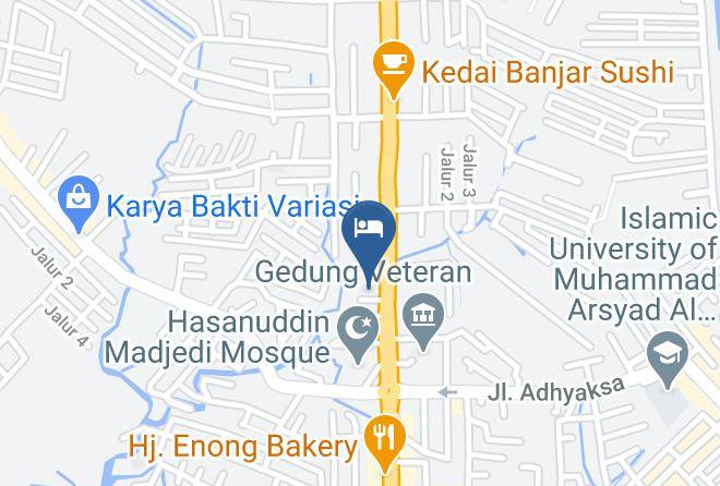 Hotel Pesona Banjarmasin Map