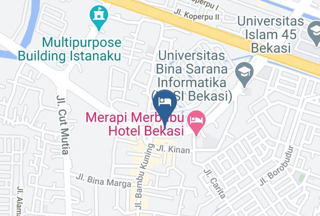 Kota Bekasi - Hotel Pesona Permai Maps