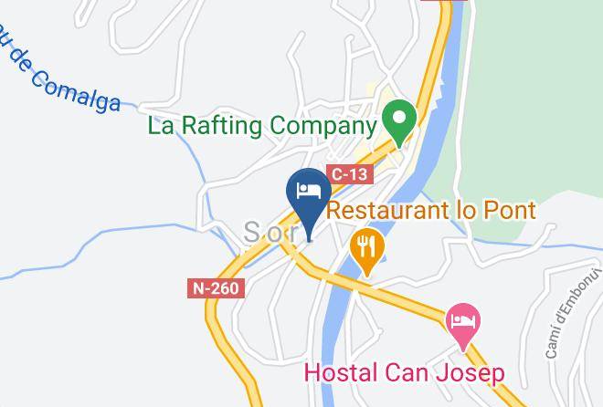 Lleida - Hotel Spa Pessets Maps