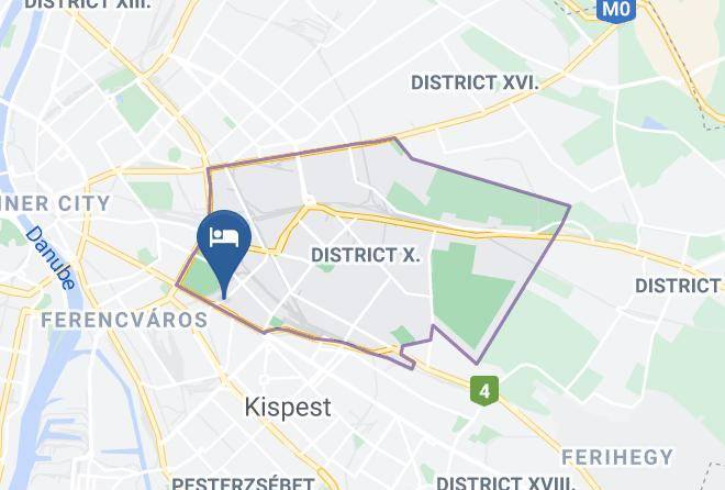 Budapest 10 Kerulet - Hotel Pest Inn Maps