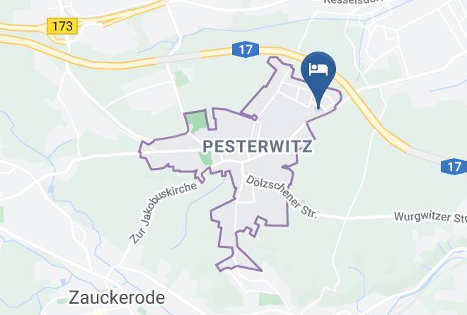 Sachsische Schweiz Osterzgebirge - Hotel Pesterwitzer Siegel Maps