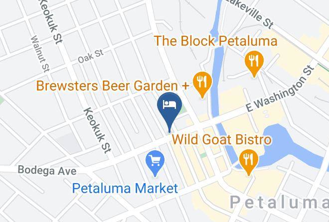 Sonoma - Hotel Petaluma Maps