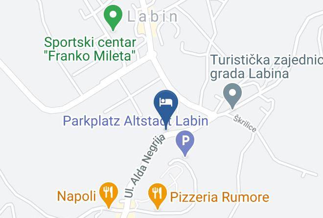 Labin - Hotel Peteani Maps