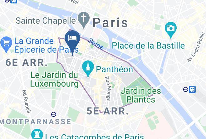 Paris - Hotel Petit Belloy St Germain Maps
