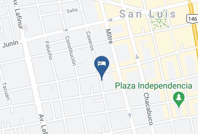 La Capital San Luis - Hotel Petit Caseros Maps