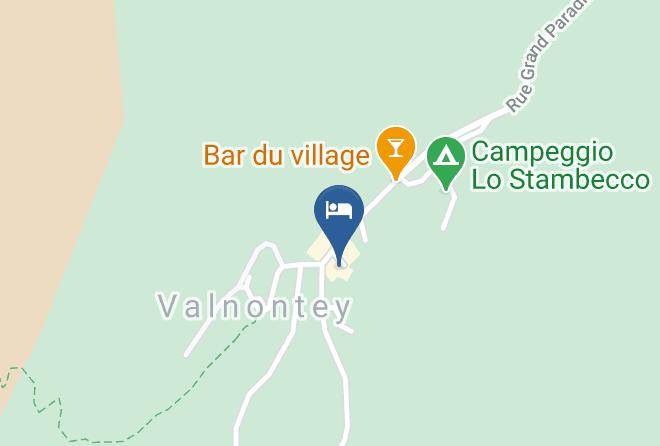 Aosta - Hotel Petit Dahu Maps