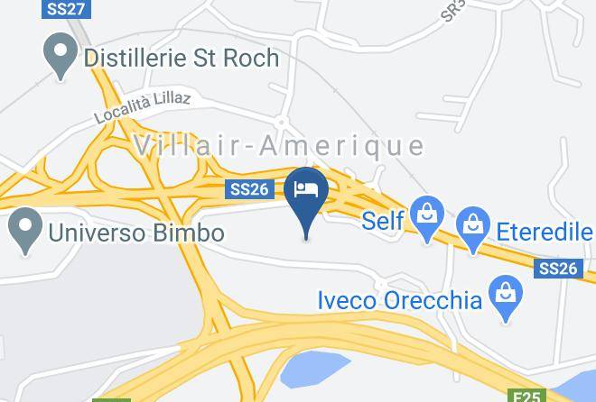 Aosta - Hotel Petit Foyer Maps