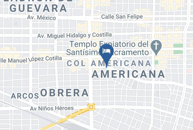 Guadalajara - Hotel Petit Maria Jose Maps
