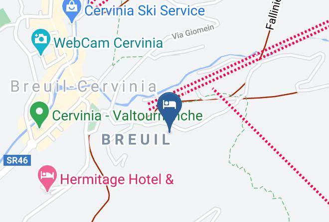 Aosta - Hotel Petit Palais Maps