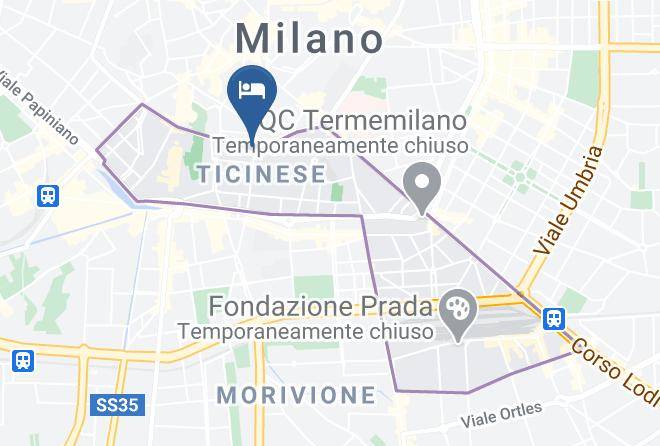 Milan - Hotel Petit Palais Maps