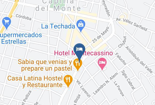Punilla Department - Hotel Petit Sierras Maps