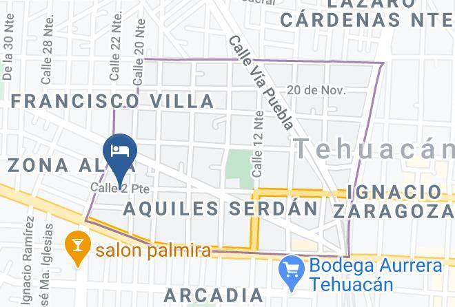 Tehuacan - Hotel Petit Maps