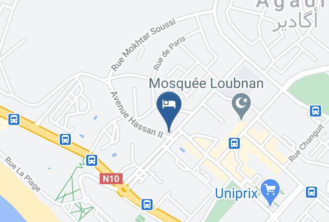 Agadir - Hotel Petite Suede Agadir Maps