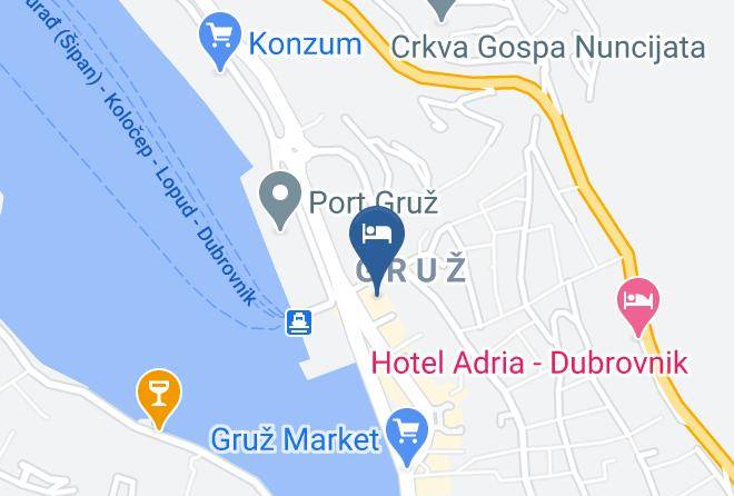 Dubrovnik - Hotel Petka Maps