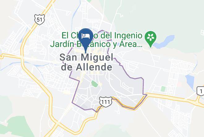 San Miguel De Allende - Hotel Petra Maps