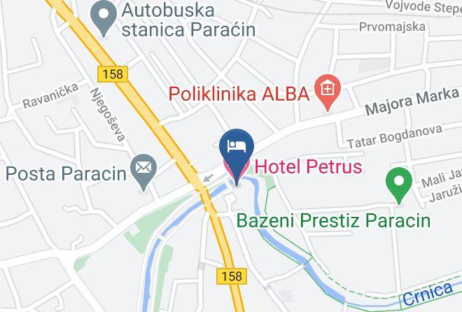 Pomoravski - Hotel Petrus Maps