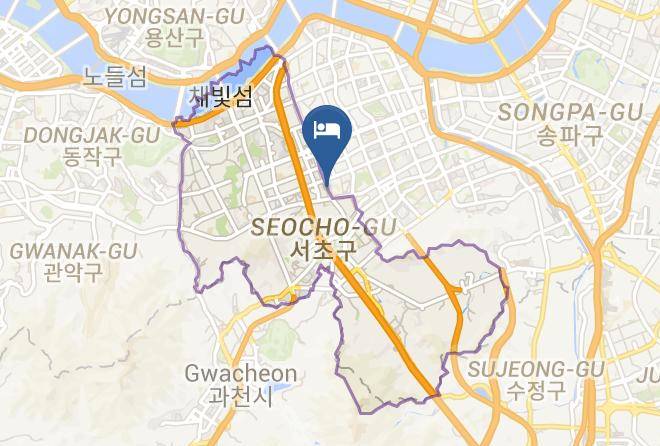 Seochogu - Hotel Peyto Gangnam Maps
