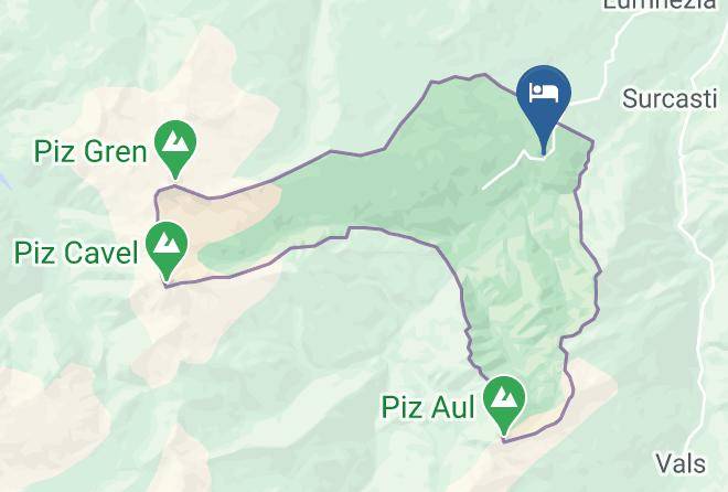 Surselva - Hotel Pez Regina Maps