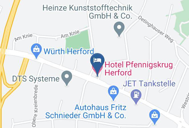 Herford - Hotel Pfennigskrug Herford Maps