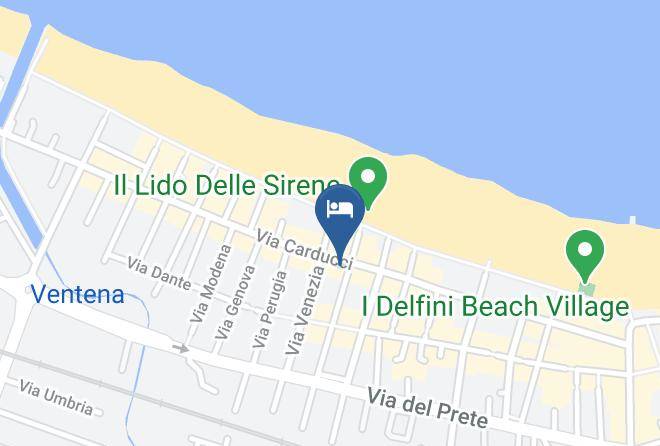 Rimini - Hotel Philadelphia Maps