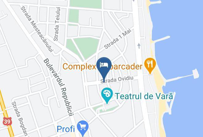 Eforie - Hotel Philoxenia Maps