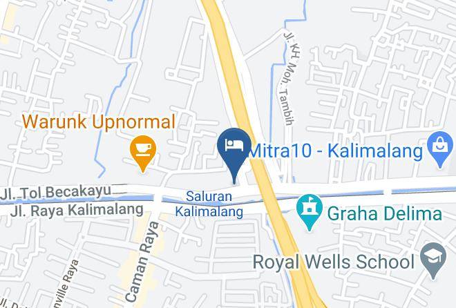 Kota Bekasi - Hotel Phoenix Diron Maps