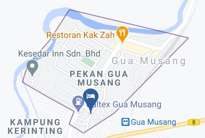 Gua Musang - Hotel Phoenix Gua Musang Kelantan Maps