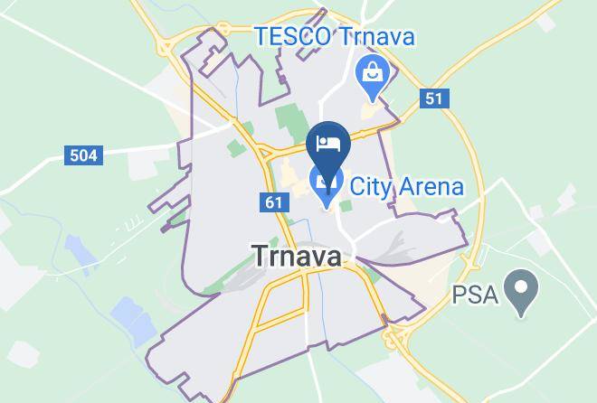 Trnava - Hotel Phoenix Maps