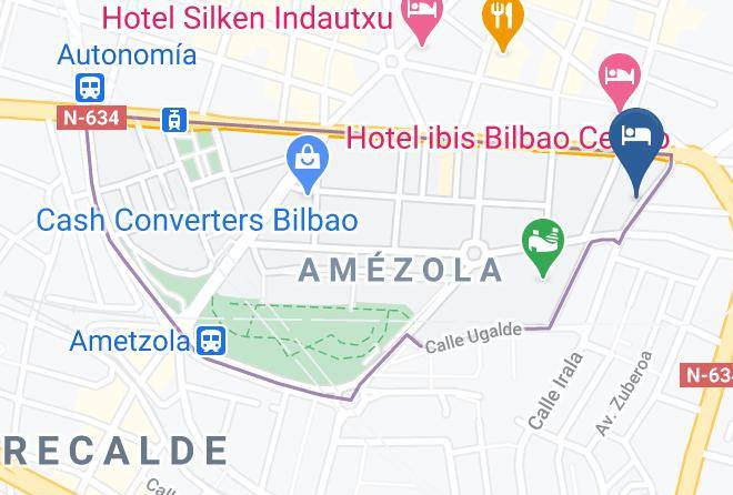 Bizkaia - Hotel Photo Zabalburu Maps