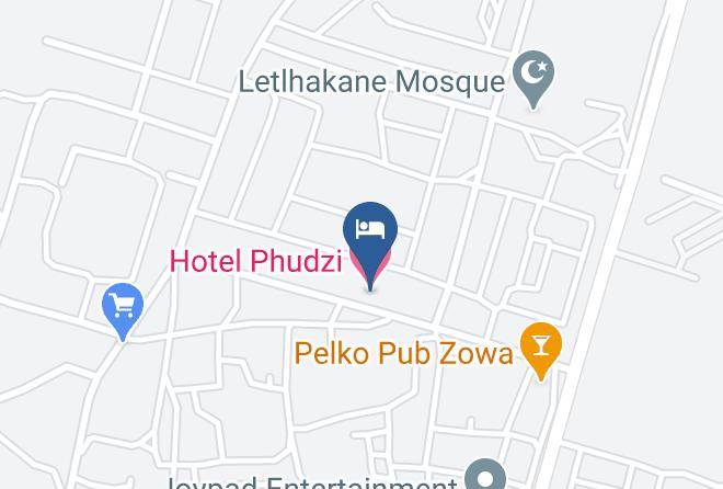 Lethakane - Hotel Phudzi Maps