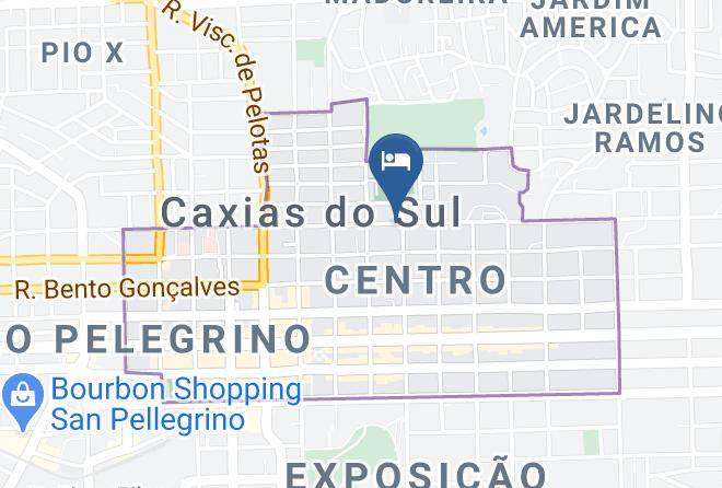 Caxias Do Sul - Letto Hotel Caxias Do Sul Maps