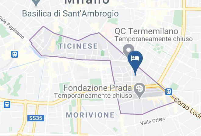 Milan - Hotel Piacenza Maps