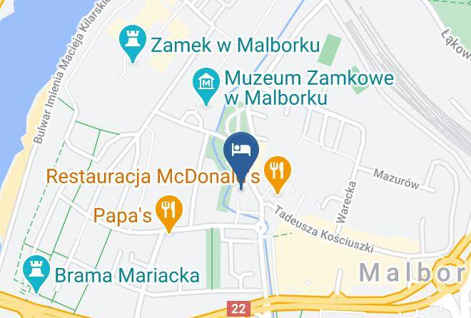 Malborski - Hotel Piast Maps