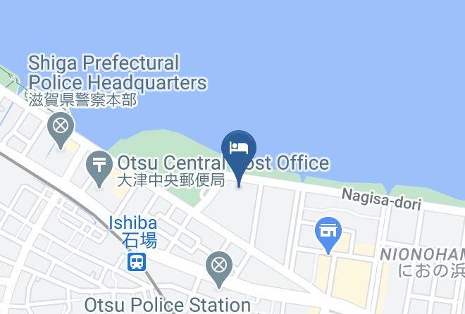 Otsu City - Hotel Piazza Biwako Maps