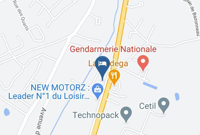 Indre Et Loire - Hotel Pic Epeiche Maps